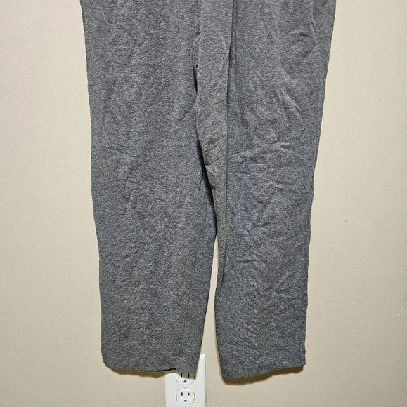 Soft Surroundings Jumpsuit Romper Women's Size Medium Stretch 3/4 Sleeve Gray - Picture 2 of 9